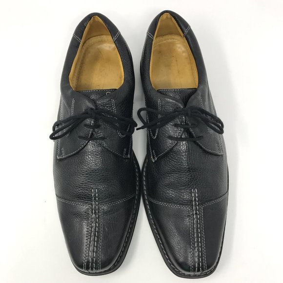 Sandro Split Toe Derby Oxford Black Leather Lace Up Mens 12D Brazil main image 7